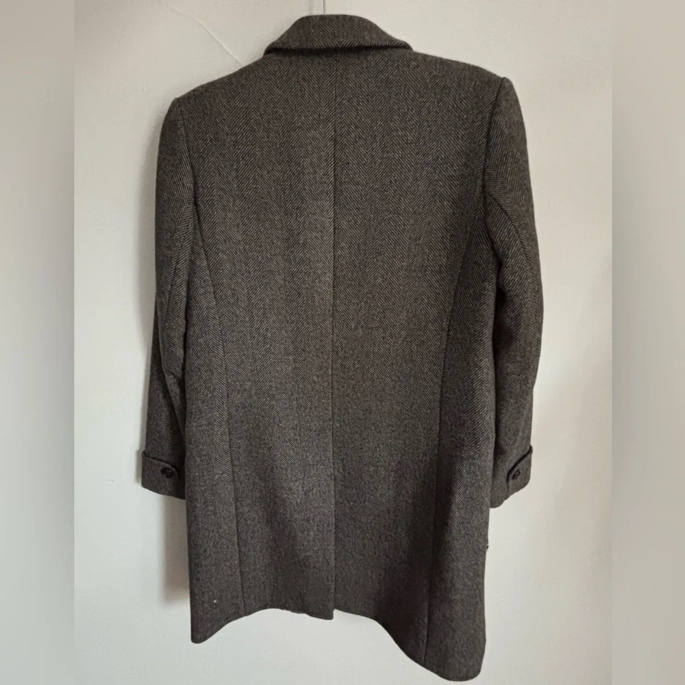 Gray Ralph Lauren Wool Blend Coat - Picture 2 of 4